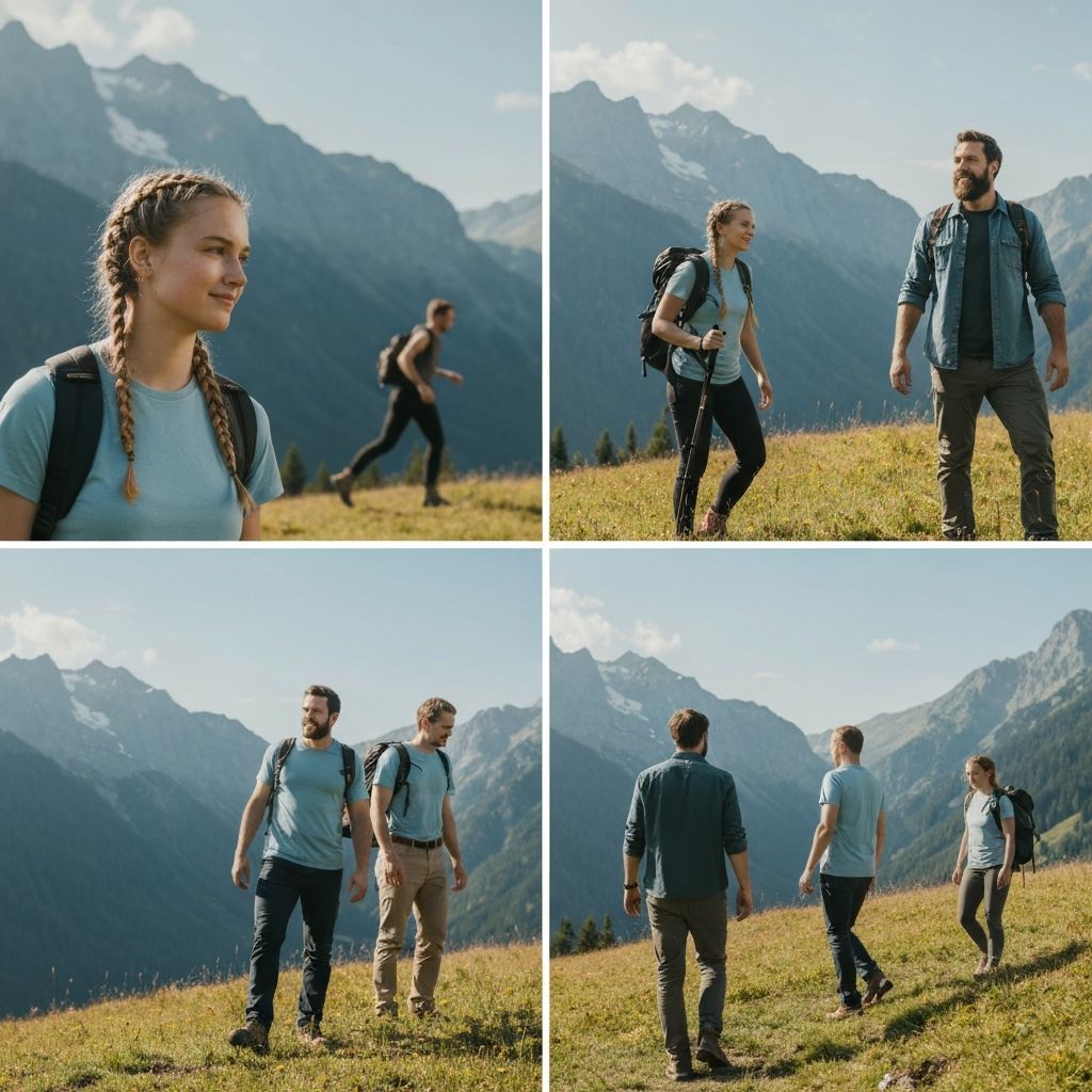 Menschen in aktiver Freizeitgestaltung in der Natur